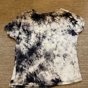 Cropped Pacsun Tie Dye “No Bad Vibes” Tee